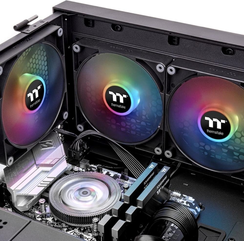 THERMALTAKE Ventilátor CT120 ARGB 2-Pack, 2x120mm, černá