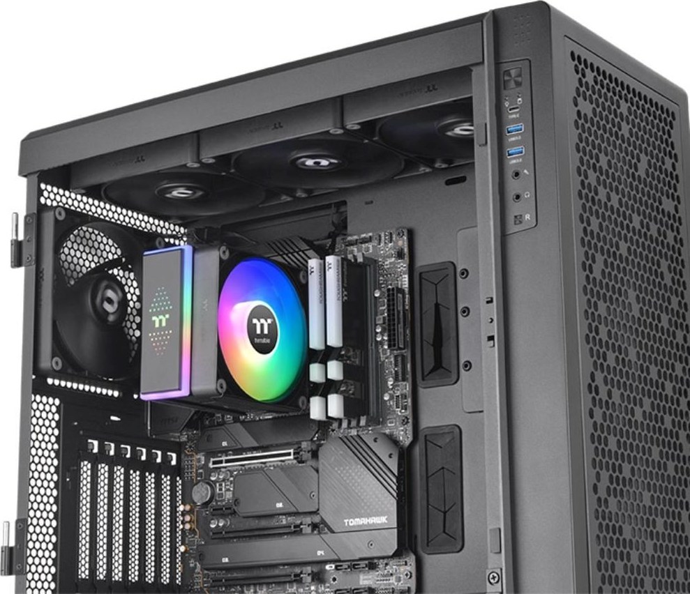 THERMALTAKE Chladič CPU Astria 400 ARGB, 1x120mm, LGA1851, AM5, černá