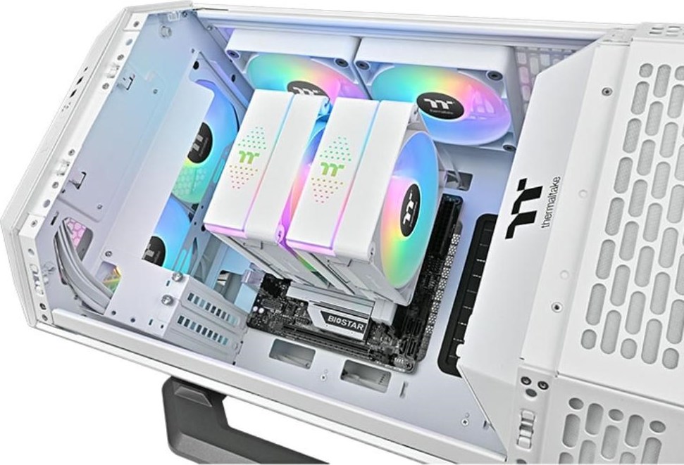 THERMALTAKE Chladič CPU Astria 600 ARGB, 2x120mm, LGA1851, AM5, bílá