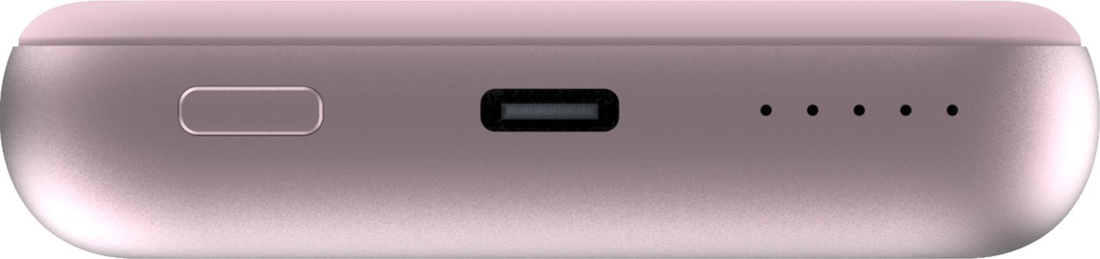 VERBATIM Powerbanka Charge 'n' Go, Magnetická, 10000 mAh, USB-C, Růžová
