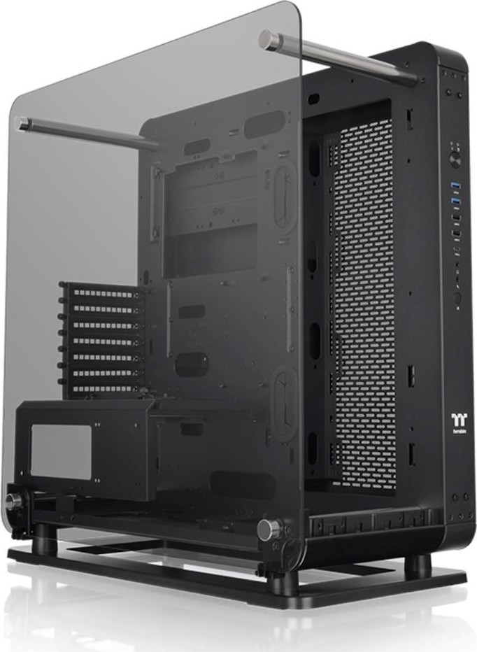 THERMALTAKE Case Core P6, ATX, Průhledná bočnice, černá