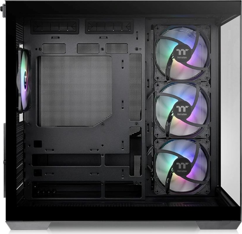 THERMALTAKE Case View 380 TG ARGB, ATX, Průhledná bočnice, 4x 120mm ARGB Fan, černá