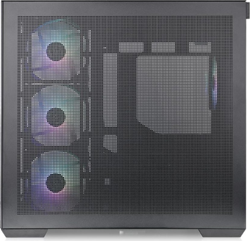 THERMALTAKE Case View 380 TG ARGB, ATX, Průhledná bočnice, 4x 120mm ARGB Fan, černá