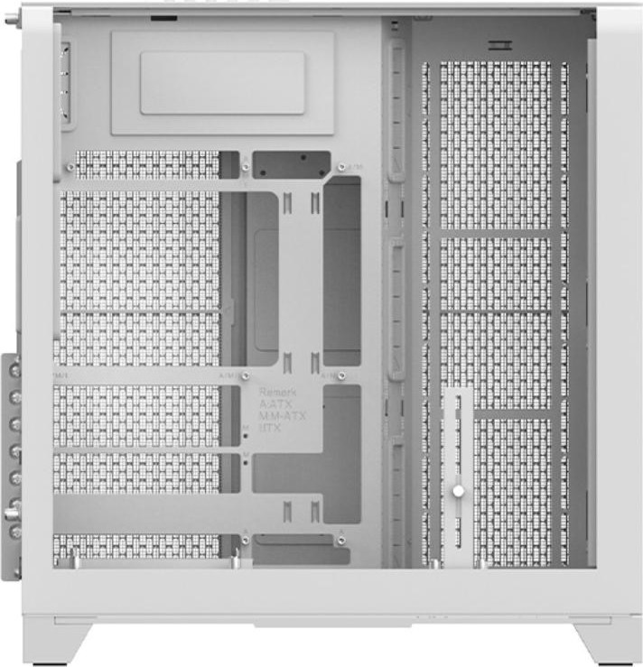 THERMALTAKE Case View 390 Air, ATX, Průhledná bočnice, 2x 120mm Fan, bílá