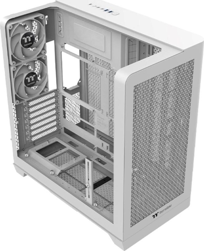 THERMALTAKE Case View 390 Air, ATX, Průhledná bočnice, 2x 120mm Fan, bílá