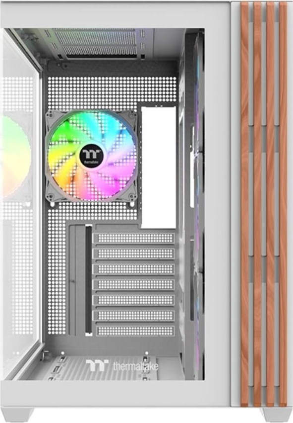 THERMALTAKE Case View 380 WS ARGB, Průhledná bočnice, bílá