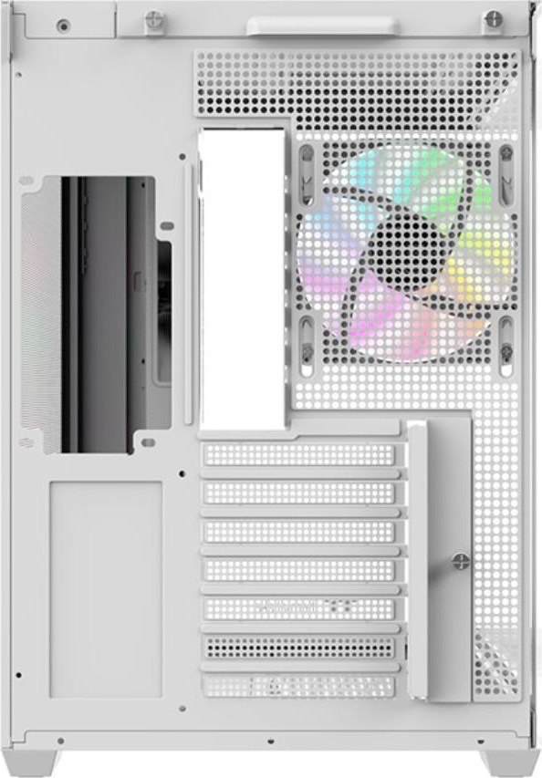 THERMALTAKE Case View 380 WS ARGB, Průhledná bočnice, bílá