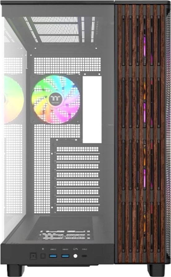 THERMALTAKE Case View 380 XL WS ARGB, Průhledná bočnice, černá