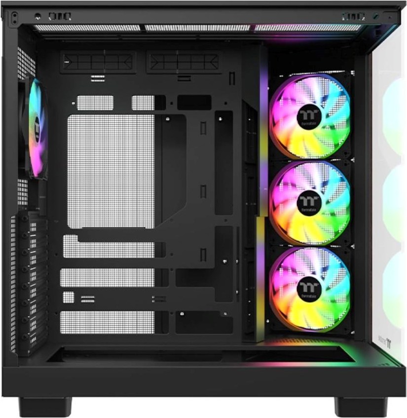 THERMALTAKE Case View 380 XL WS ARGB, Průhledná bočnice, černá