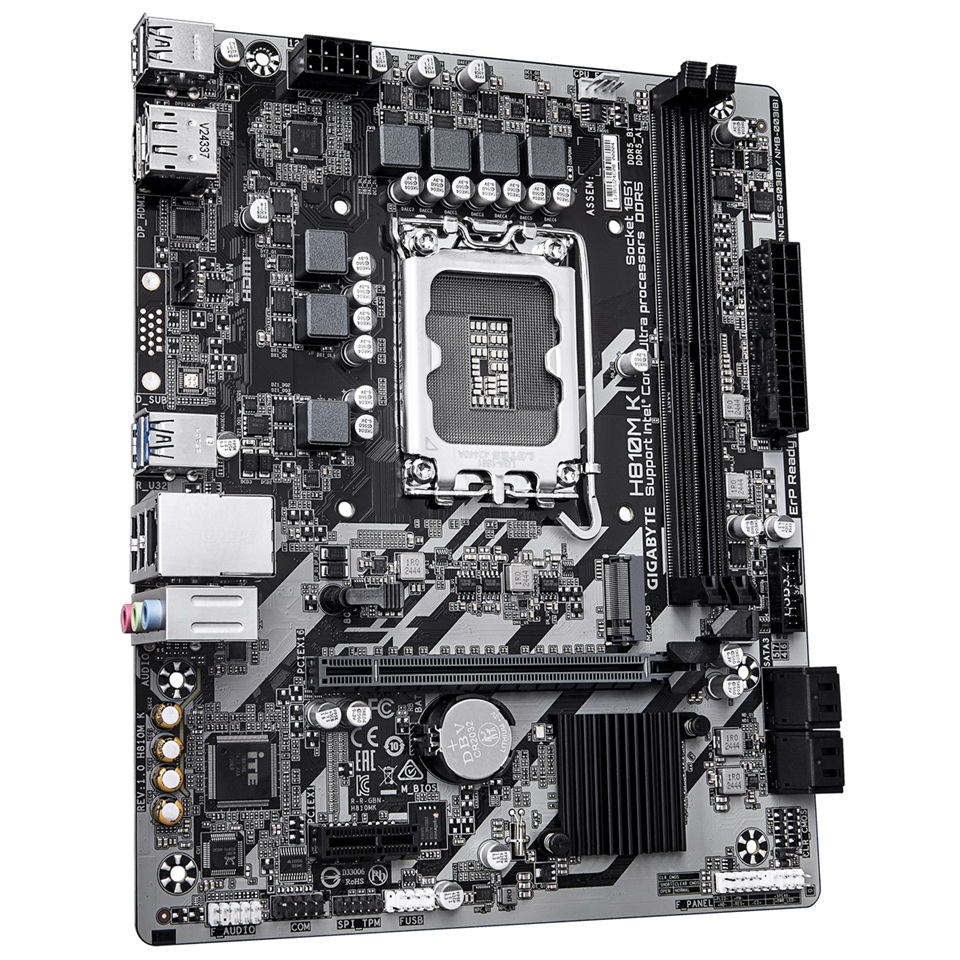 GIGABYTE MB Sc LGA1851 H810M K, Intel H810, 2xDDR5, 1xDP, 1xHDMI, mATX