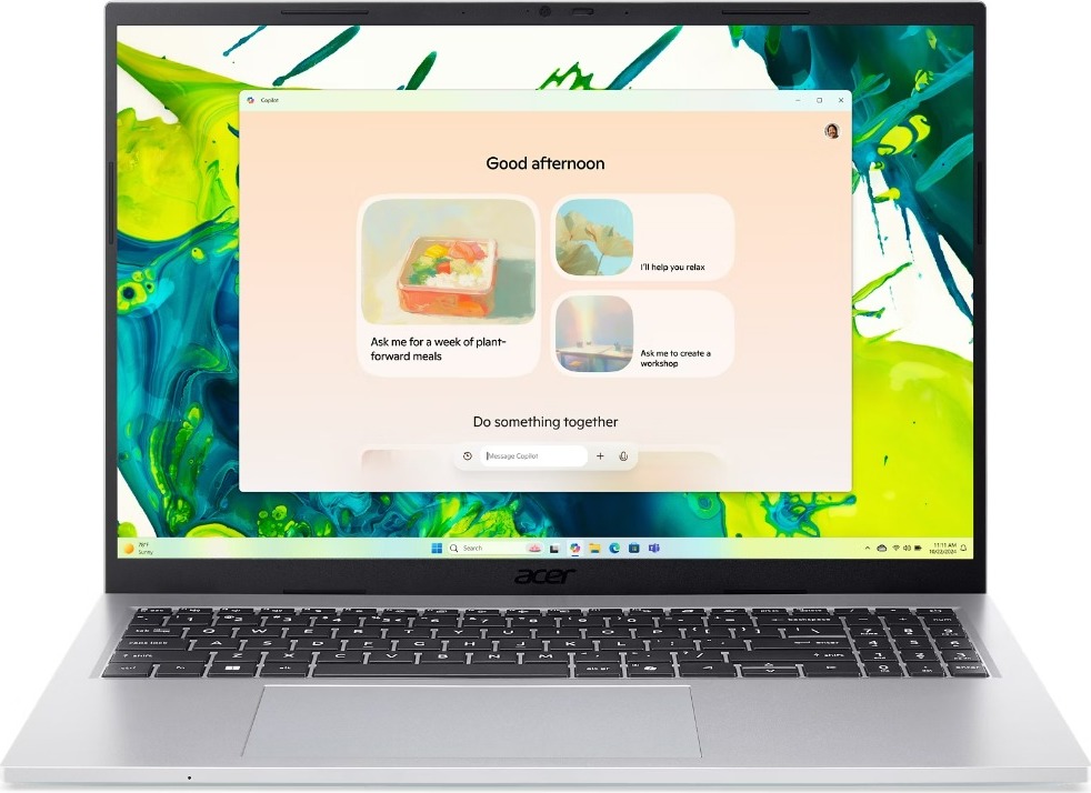Acer Aspire Go 16/AG16-71P-719Y/7-150U/16"/WUXGA/32GB/1TB/Intel int/W11H/Silver/2R