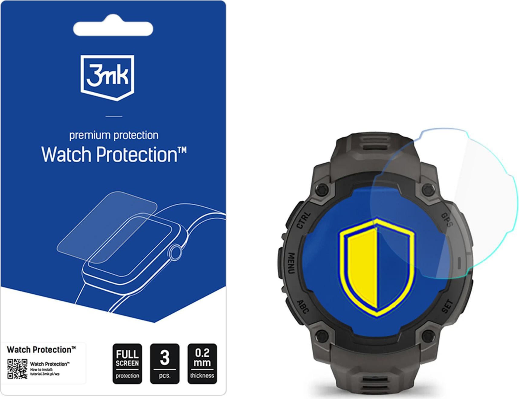 3mk Watch Protection FlexibleGlass pro Garmin Instinct E 45mm