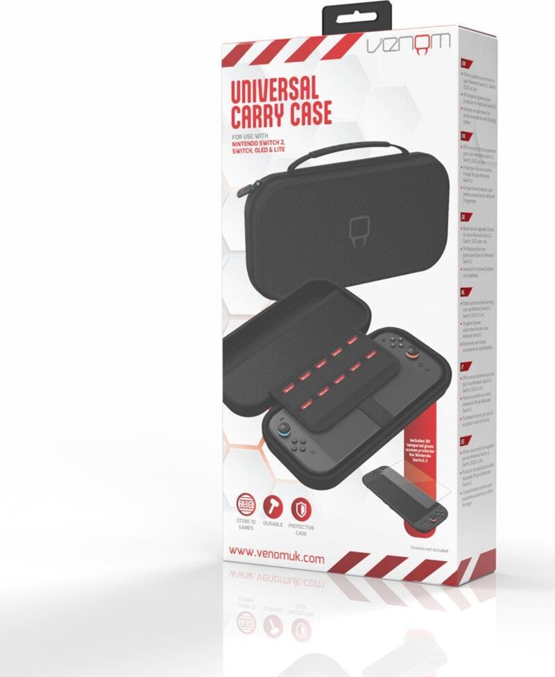 VENOM VS4933 Nintendo Switch 2/Switch/OLED/Lite Carry Case