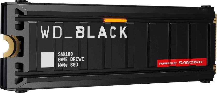 SanDisk WD BLACK SSD NVMe 2TB PCIe SN8100 Powered by SanDisk, Gen5, (R:14900, W:14000MB/s), Chladič