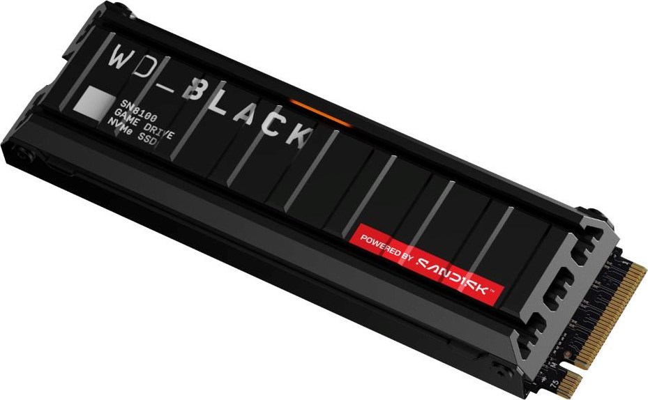 SanDisk WD BLACK SSD NVMe 4TB PCIe SN8100 Powered by SanDisk, Gen5, (R:14900, W:14000MB/s), Chladič
