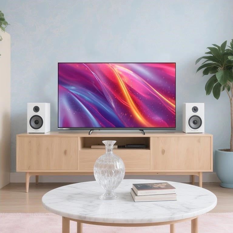 CHiQ L32QST TV 32", QLED, Full HD, Google TV, Frameless, Dolby Audio, dbx-tv, HDR 10