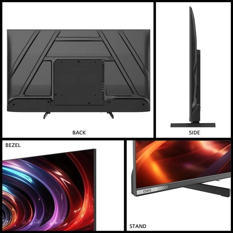 CHiQ L32QST TV 32", QLED, Full HD, Google TV, Frameless, Dolby Audio, dbx-tv, HDR 10