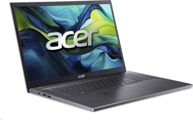 ACER NTB Aspire 17 (A17-51M-753U),Core 7 150U,17.3"FHD,16GB,1TB SSD,Intel Graphics,Linux,Gray