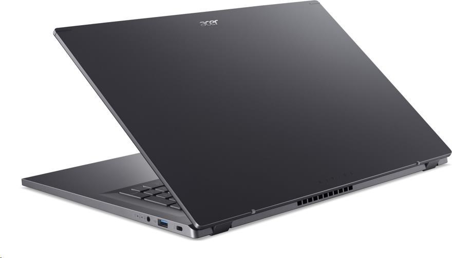 ACER NTB Aspire 17 (A17-51M-753U),Core 7 150U,17.3"FHD,16GB,1TB SSD,Intel Graphics,Linux,Gray