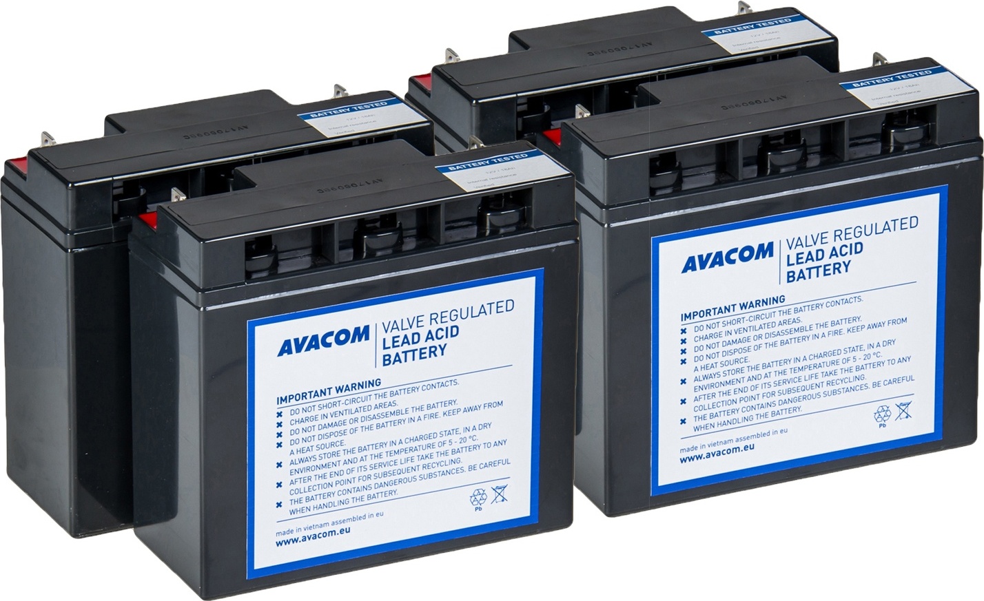 AVACOM RBC55 - kit pro renovaci baterie (4ks baterií)