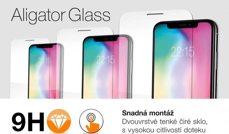 Aligator sklo GLASS S8000, originální