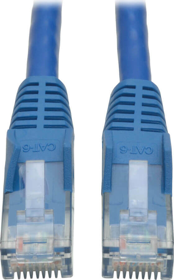 Eaton Ethernetový kabel Cat6 Gigabit Snagless Molded (UTP) (RJ45 Samec/Samec), modrá, 1.52m