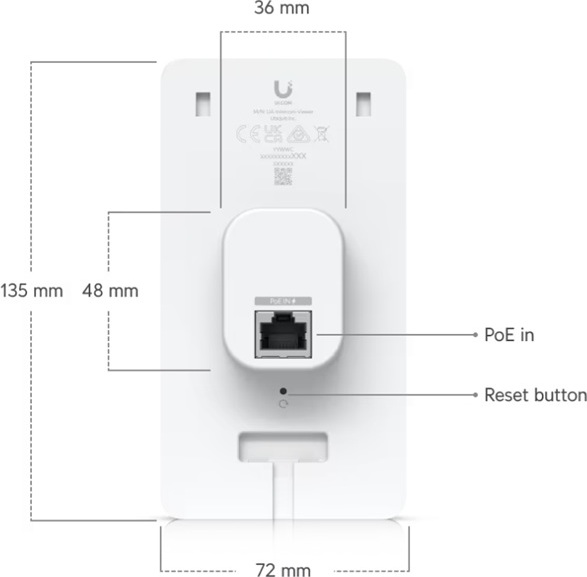 Ubiquiti UA-Intercom-Viewer-3 - UniFi Access Intercom Viewer 3-pack