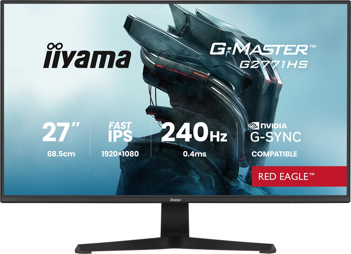 iiyama G-Master/G2771HS-B1/27"/IPS/FHD/240Hz/0,4ms/Černá/3R