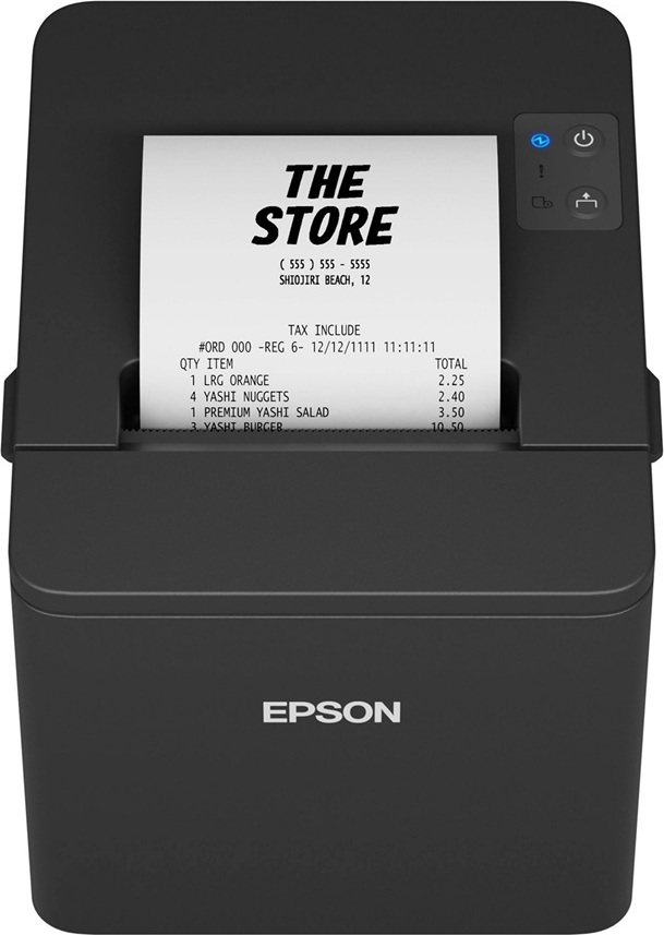 Epson TM-T20IV, USB, RS232, 8 dots/mm (203 dpi), řezačka, černá