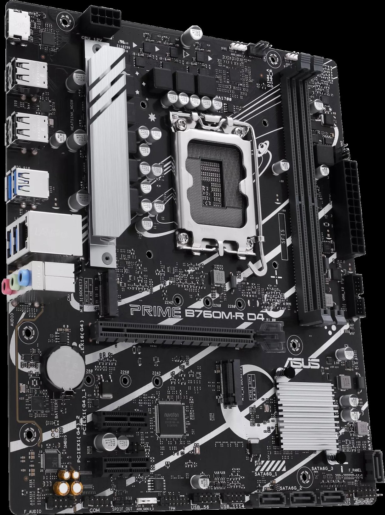 ASUS MB Sc LGA1700 PRIME B760M-R D4, Intel B760, 2xDDR4, 1xHDMI, mATX