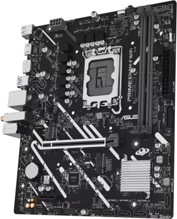 ASUS MB Sc LGA1700 PRIME B760M-F WIFI, Intel B760, 2xDDR5, WiFi, 1xDP, 1xHDMI, mATX
