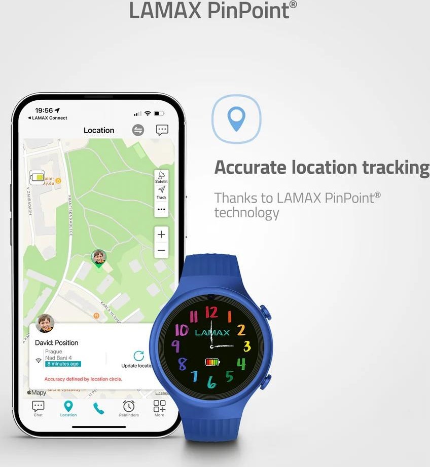 LAMAX WatchY4 Sport Blue