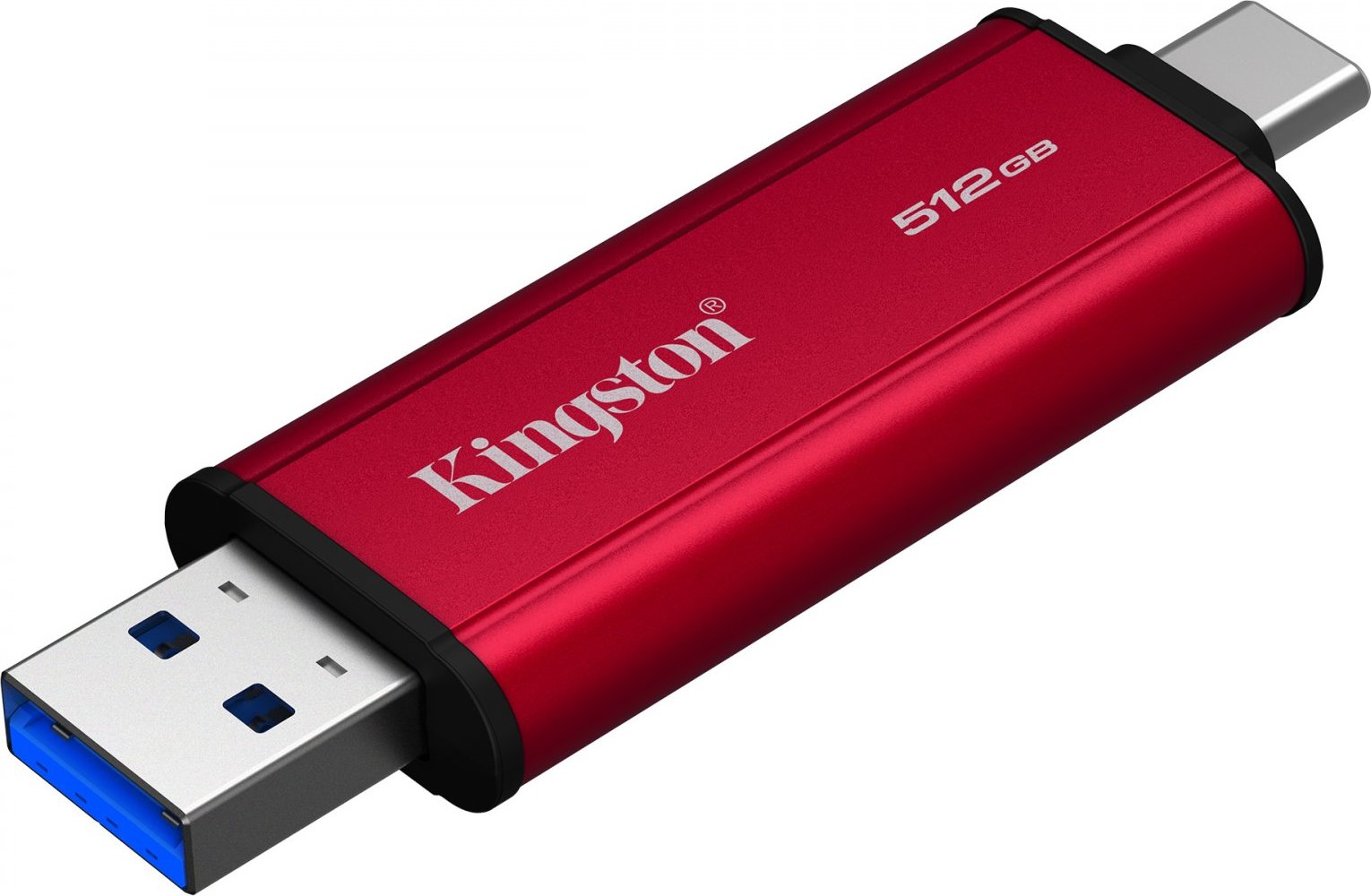 Kingston Dual Portable/512GB/SSD/Externí/Červená/5R