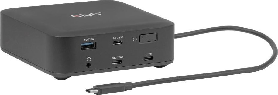 Club 3D Club3D Dokovací stanice USB-C 12v1, 2xHDMI, 2xDP, 2xUSB-C, 1xUSB-C PD, 3xUSB, 1xRJ45, 1x3.5mm, černá