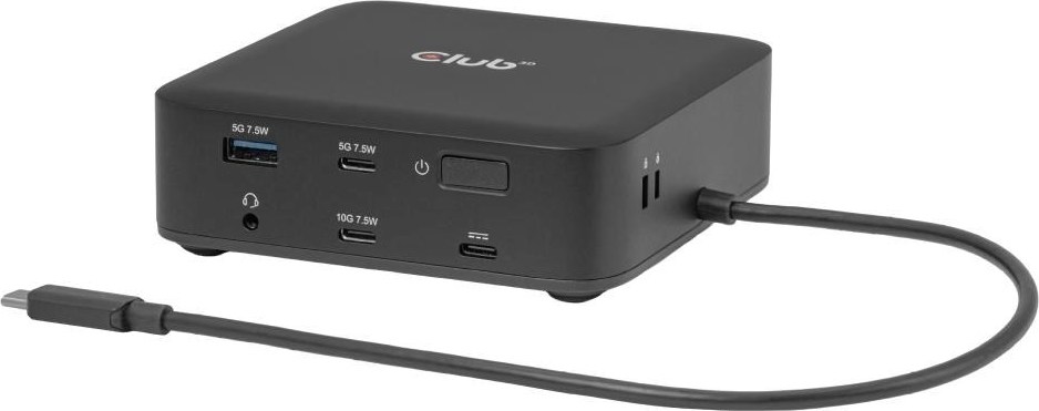 Club 3D Club3D Dokovací stanice USB-C 12v1, 2xHDMI, 2xDP, 2xUSB-C, 1xUSB-C PD, 3xUSB, 1xRJ45, 1x3.5mm, černá