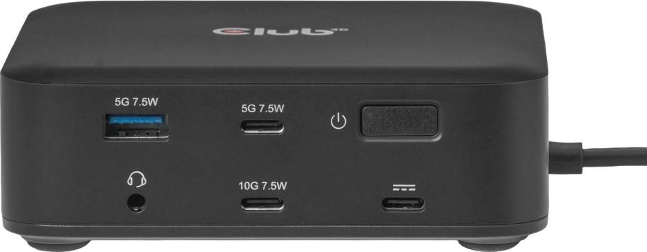 Club 3D Club3D Dokovací stanice USB-C 12v1, 2xHDMI, 2xDP, 2xUSB-C, 1xUSB-C PD, 3xUSB, 1xRJ45, 1x3.5mm, černá