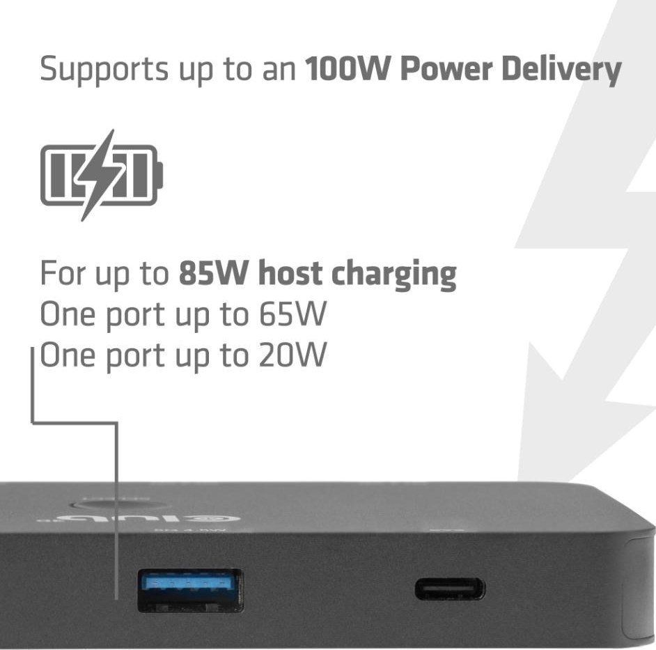 Club 3D Club3D KVM Switch, 2xUSB-C na HDMI, 4K60Hz, PD 100W