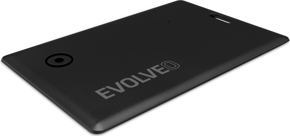 EVOLVEO TrackCard, Bluetooth lokátor s Apple Find My, černý