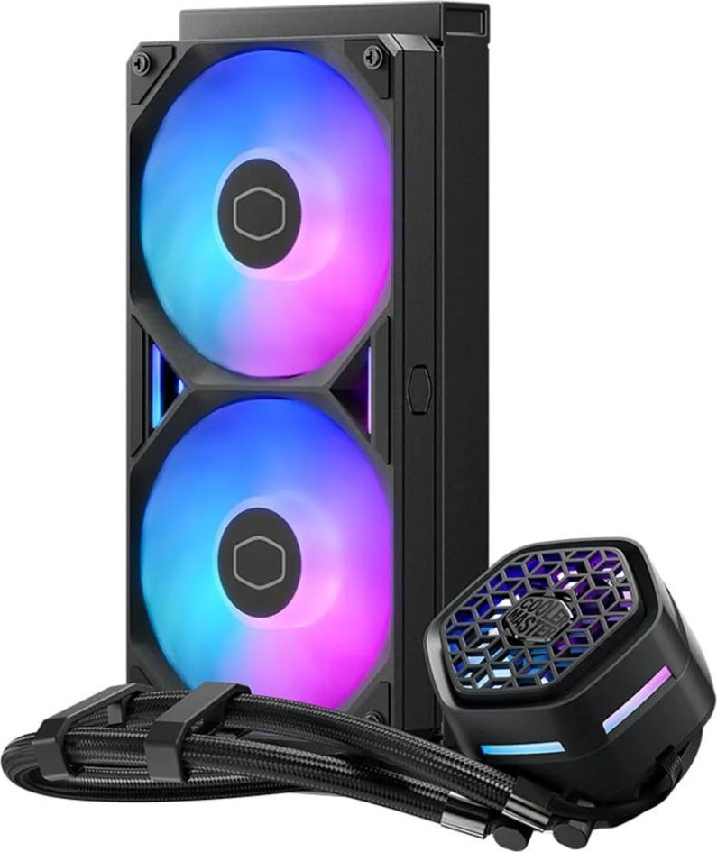 CoolerMaster Cooler Master vodní chladič MasterLiquid Atmos II VRM 240, 2x120mm, LGA1851, AM5, černá