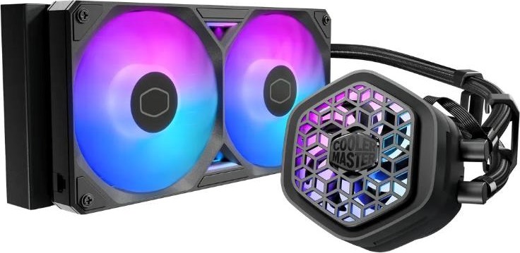 CoolerMaster Cooler Master vodní chladič MasterLiquid Atmos II VRM 240, 2x120mm, LGA1851, AM5, černá