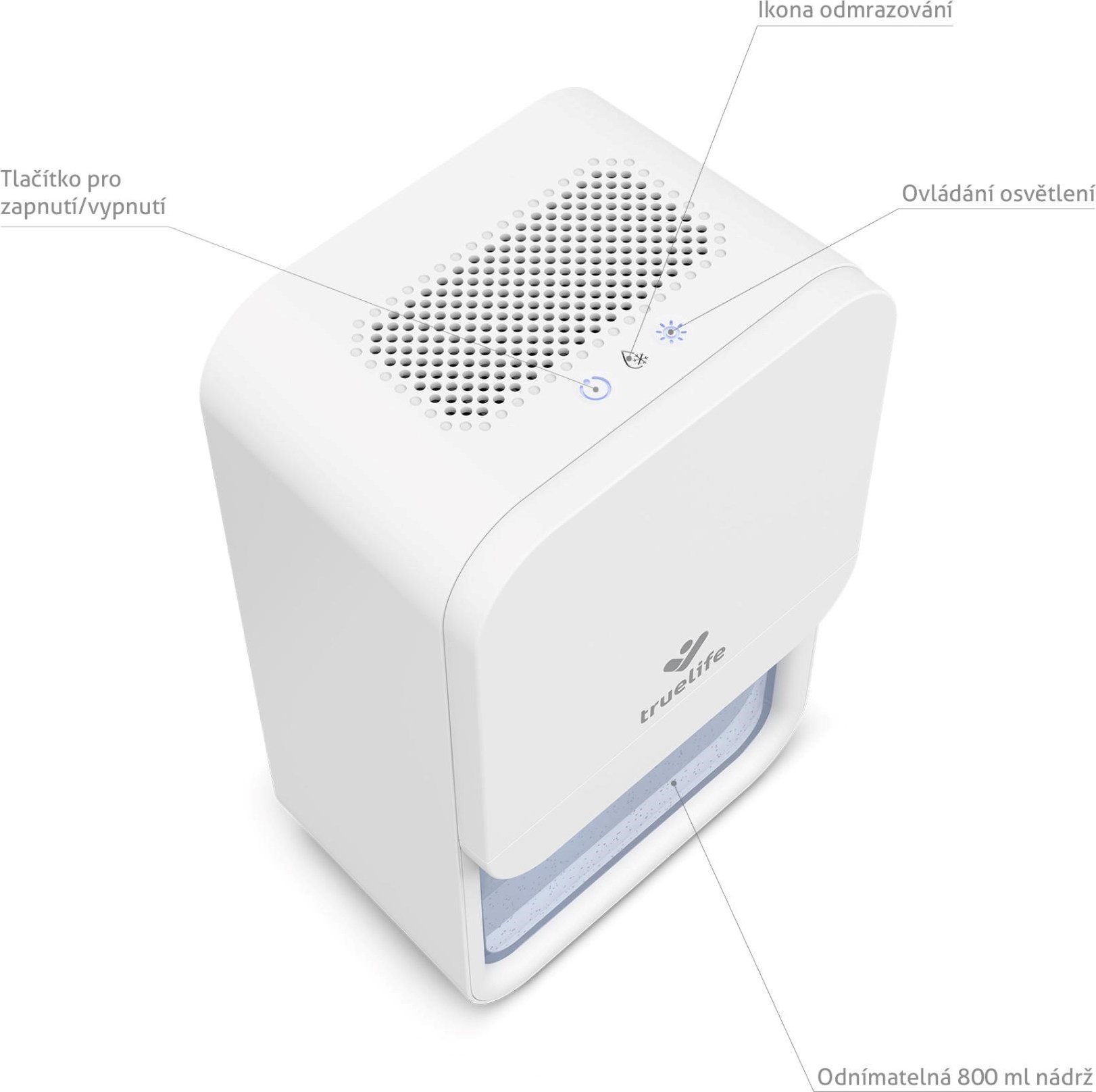 TrueLife AIR Dehumidifier DH3 White - odvlhčovač vzduchu