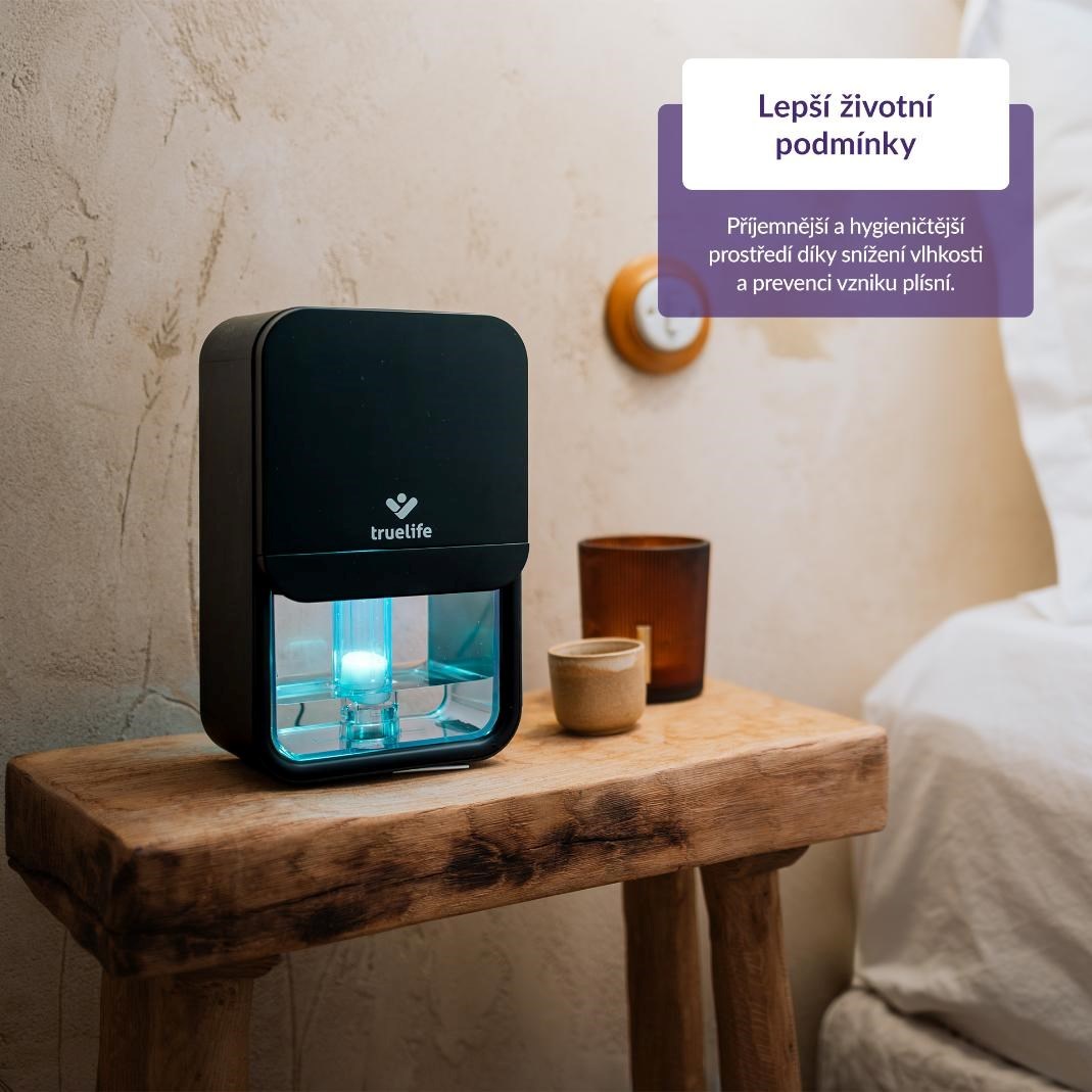 TrueLife AIR Dehumidifier DH3 Black - odvlhčovač vzduchu