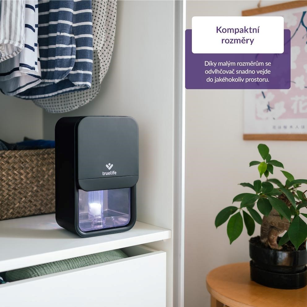 TrueLife AIR Dehumidifier DH3 Black - odvlhčovač vzduchu