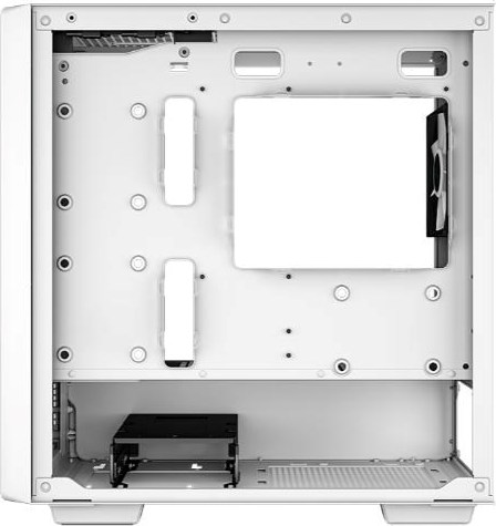 DEEPCOOL Case CC360 WH ARGB, mATX, Průhledná bočnice, 3x120mm Fan, bílá