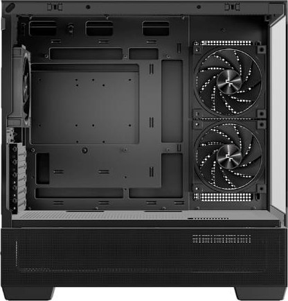 DEEPCOOL Case CG380 3F, mATX, ARGB, Průhledná bočnice, 3x120mm Fan, černá
