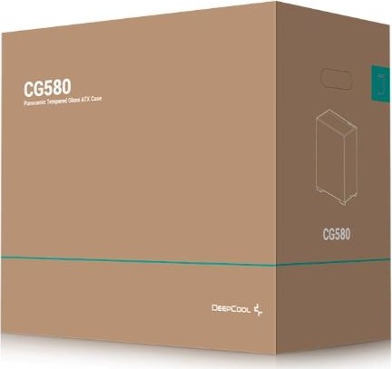 DEEPCOOL Case CG580, ATX, Průhledná bočnice, černá