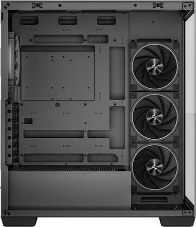 DEEPCOOL Case CG580 4F V2, ATX, Průhledná bočnice, 4x120mm ARGB, černá