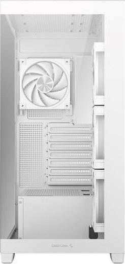 DEEPCOOL Case CG580 4F V2 WH, ATX, Průhledná bočnice, 4x120mm ARGB, bílá