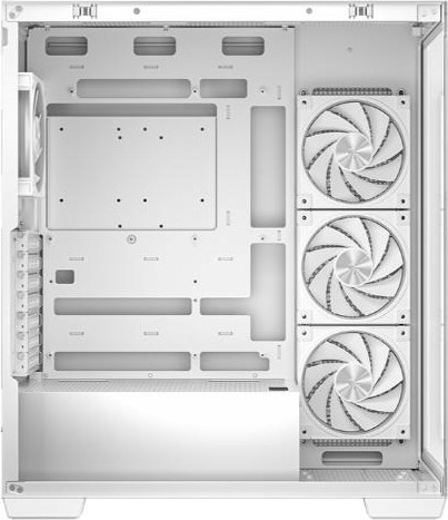DEEPCOOL Case CG580 4F V2 WH, ATX, Průhledná bočnice, 4x120mm ARGB, bílá