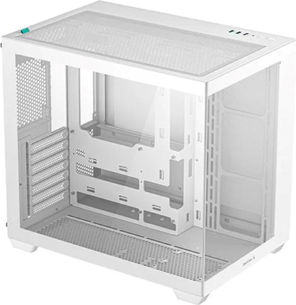 DEEPCOOL Case CG530 WH, ATX, Průhledná bočnice, bílá